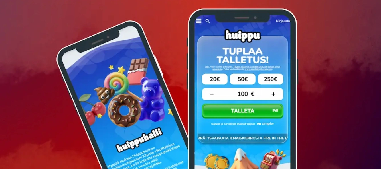 Huippu Casino-sovelluksen kuvakaappaus